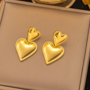 Heartfelt Retro Earrings Studs Elegance with a Modern Twist - Modiniva LLC