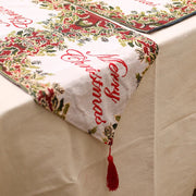 Christmas Elk Snowman Table Runner - Modiniva LLC