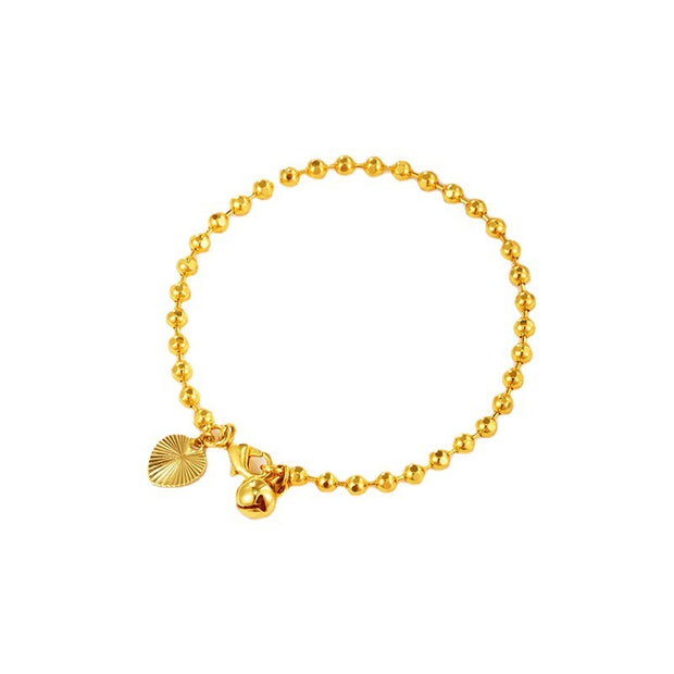 Gold Plated Ball Ornament Bracelet