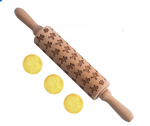 Rolling Pin Christmas Embossing - Modiniva LLC