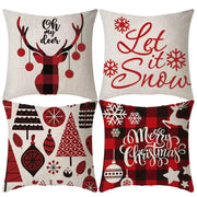 Christmas Elk Pillowcase - Modiniva LLC