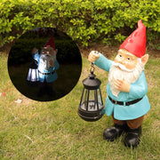 Creative Christmas Solar Garden Lights Landscape lights ornaments Garden decoration Retro fairy resin crafts - Modiniva LLC