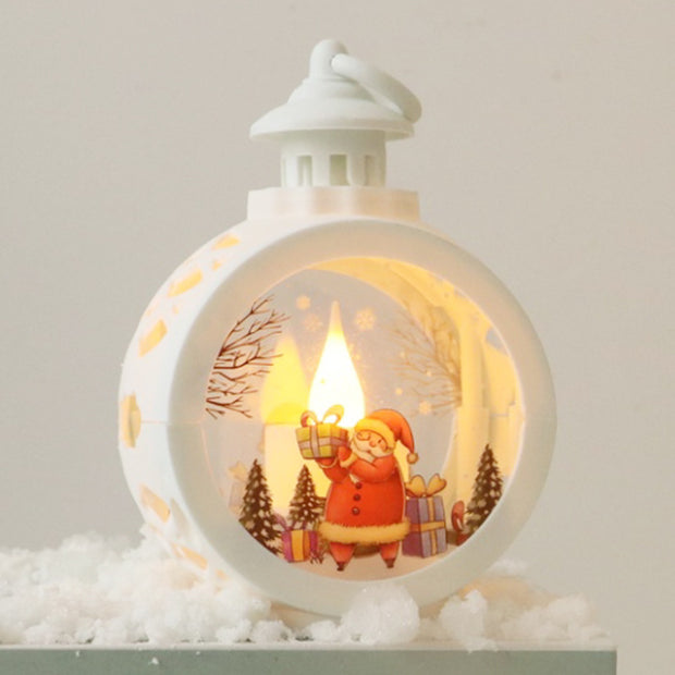 Santa LED Lantern Ornament - Modiniva LLC