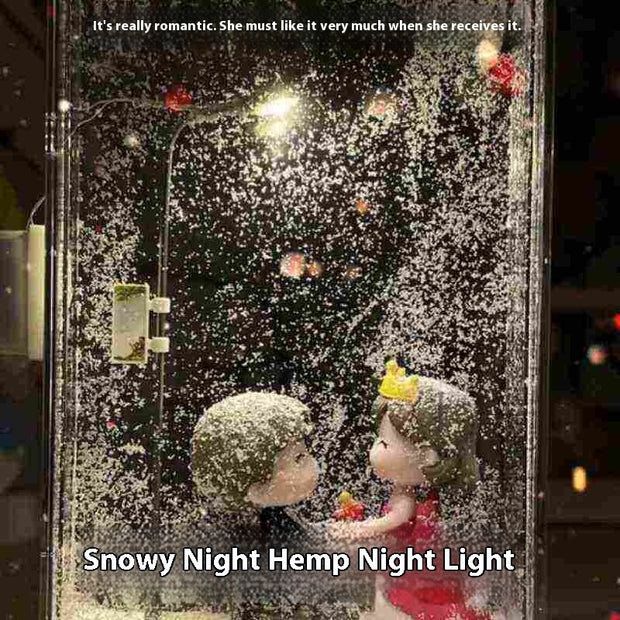 Christmas Snowy Landscape Night Light