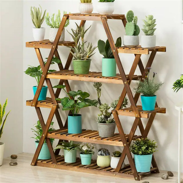 Classic 8-Tiered Tall Plant Shelf - Modiniva LLC