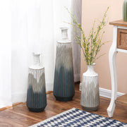 Elegant Trio: Marchmont 3-Piece Metal Vase Set