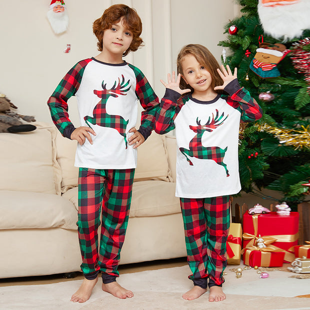 Cartoon Elk Christmas Pajamas - Modiniva LLC