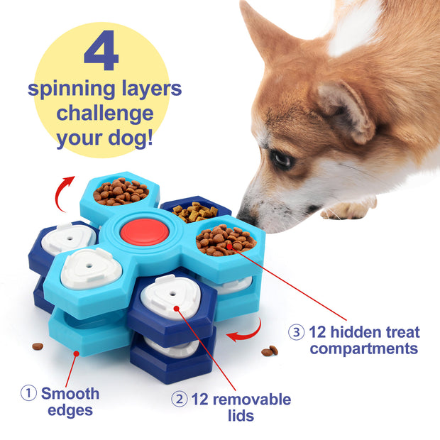 Layers Slow Feeder Puzzle Dog Bowls - Modiniva LLC