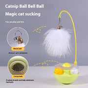 Cat Interactive Toy Funny Tumbler Toy Kitten Exercise Catching Leaky Food Ball Teaser Feather Wand Toys For Cat Accessories Pet Products - Modiniva LLC