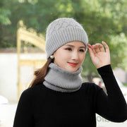 Woolen Hat and Scarf Set