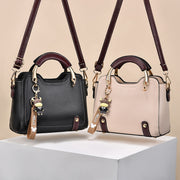 Elegant Beige Satchel Bags & Shoes