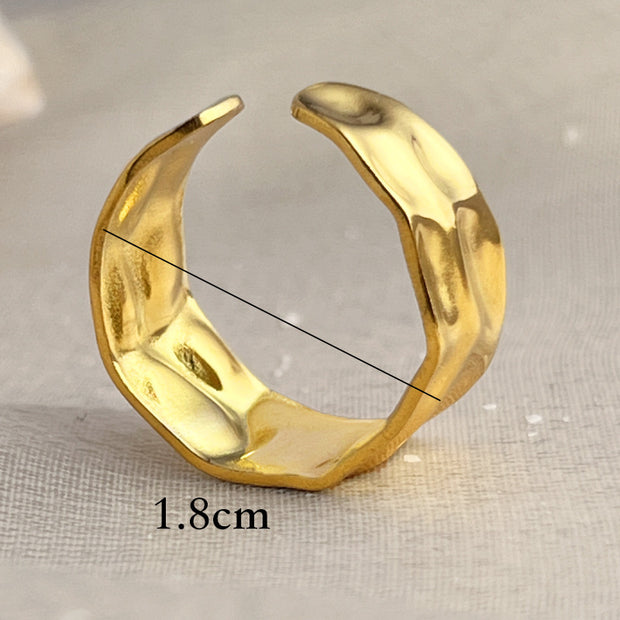 Wide Face Design Ring