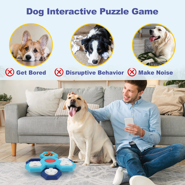 Layers Slow Feeder Puzzle Dog Bowls - Modiniva LLC