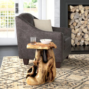 Rustic Elegance: The Gerrity End Table in Solid Wood