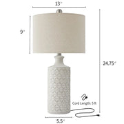 Amarchand 24.75"Modern Ceramic Lamp (Bulb Not Included)