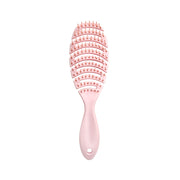 Comb for smoothing hair, massage the head, large curved comb, hollow arc-shaped mosquito coil comb, rib comb for women pink Health, Beauty & Hair