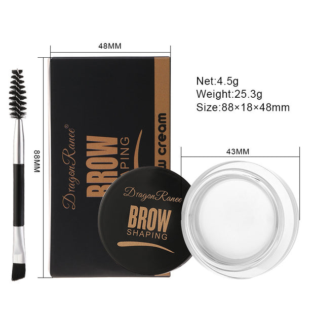 Eyebrow Cream Non-smudging Set Eyebrow pencil Gel Set Cream Gel soap wax White eyebrow cream Health, Beauty & Hair