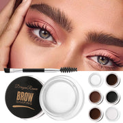 Eyebrow Cream Non-smudging Set Eyebrow pencil Gel Set Cream Gel soap wax White eyebrow cream Health, Beauty & Hair