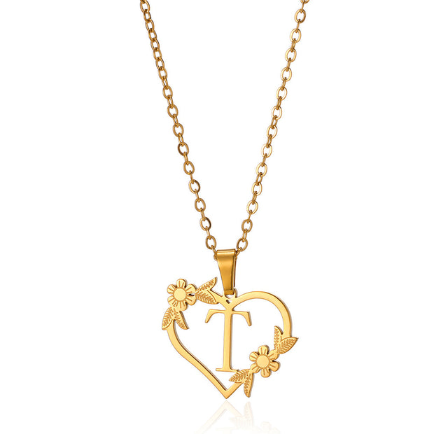 Stainless Steel Heart Pendant Necklace - Modiniva LLC