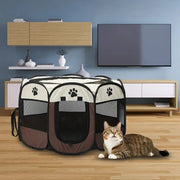 Octagon Oasis : Comfy Foldable Pet Haven Home, Pets, Appliance