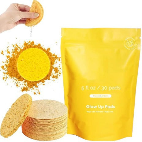 Turmeric & Kojic Acid Glow Pads Health, Beauty & Hair