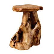 Rustic Elegance: The Gerrity End Table in Solid Wood - Modiniva LLC