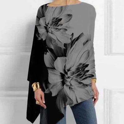 Fabulous Summer Long Sleeve Oversized Top - Modiniva LLC