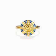 Sunshine S925 Sterling Silver Ring with intricate sun-inspired design, a must-have fashion silver ring for women.