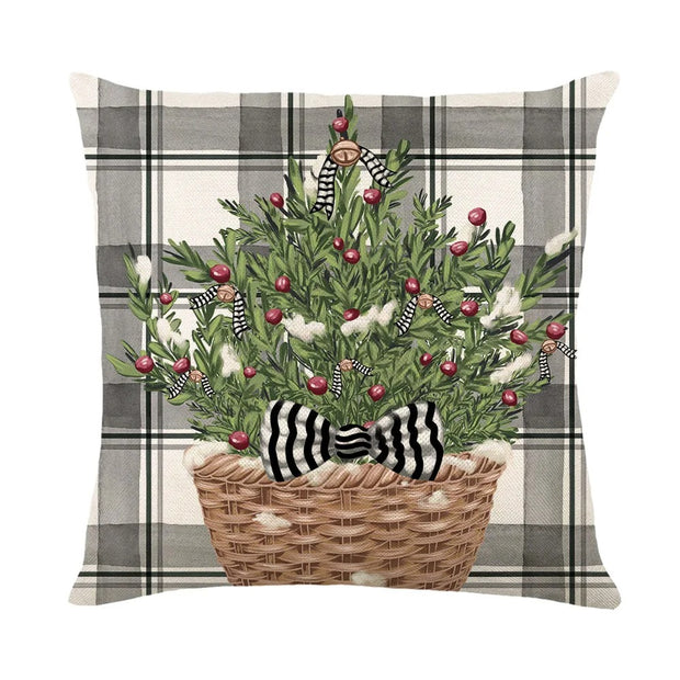 Christmas Elk Pillowcase - Modiniva LLC