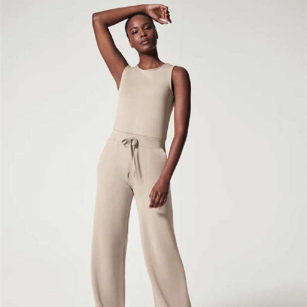 Women's Fashionable Lace Up Jumpsuit Pants - Modiniva LLC