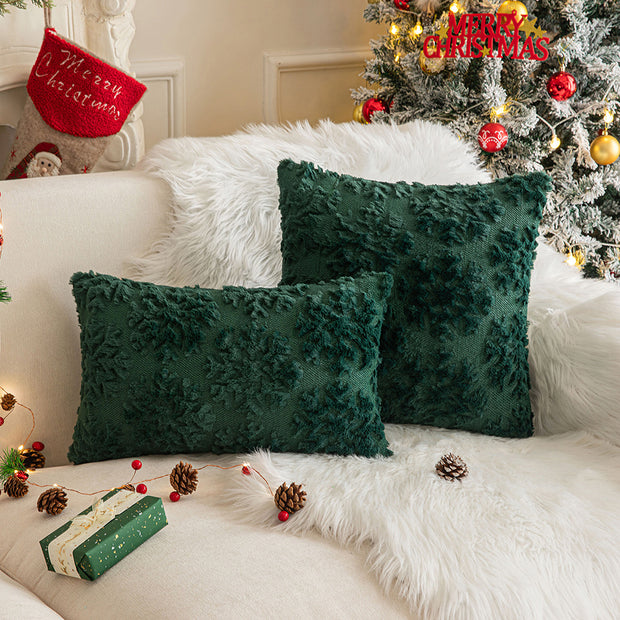 Embroidered Christmas Plush Pillow - Modiniva LLC