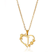 Stainless Steel Heart Pendant Necklace - Modiniva LLC