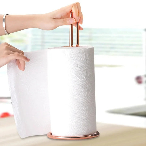 Stainless Steel Paper Towel Holder and Tissue Stand - Modiniva LLC