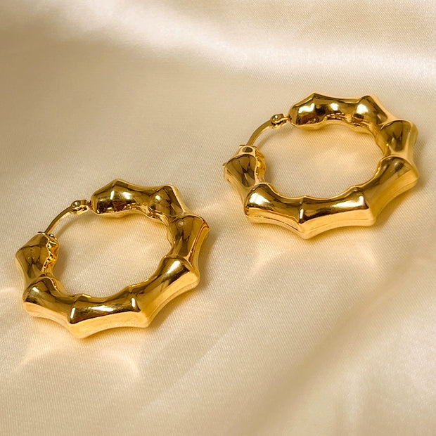 Golden Elegance: Multi-Design Hoop Earrings Jewelry & Watches