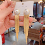 Exaggerated Long Tassel Large Earrings - Modiniva LLC