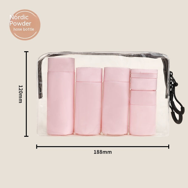 Travel Portable Filling Set Lotion Bottle Pink Regular Bags & Shoes