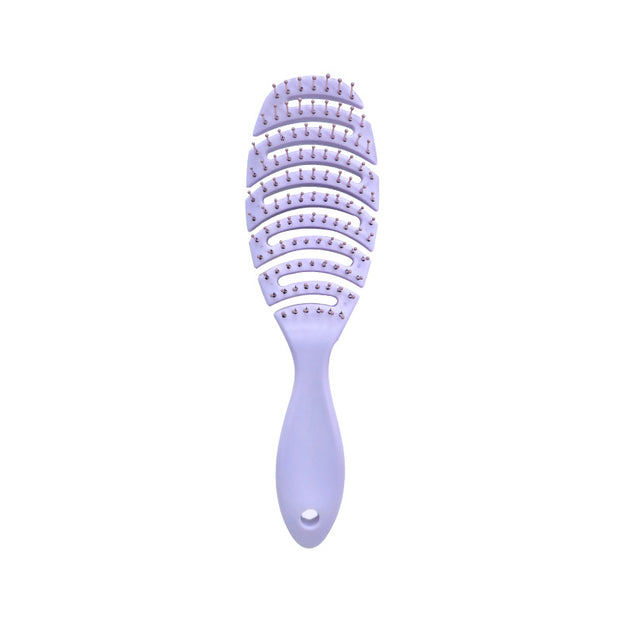 Comb for smoothing hair, massage the head, large curved comb, hollow arc-shaped mosquito coil comb, rib comb for women purple Health, Beauty & Hair