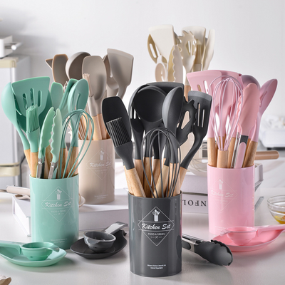 Non-Stick Kitchen Helpers: 14pc Silicone Set Home, Pets, Appliance