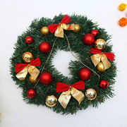 Christmas wreath American 30CM decorative door hanging new pendant rattan wreath 40CM garden layout - Modiniva LLC