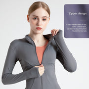 Outer Wear Long Sleeve Quick-drying Skinny Yoga Clothes Slim Fit Slimming Fitness Running Yoga Sports Jacket