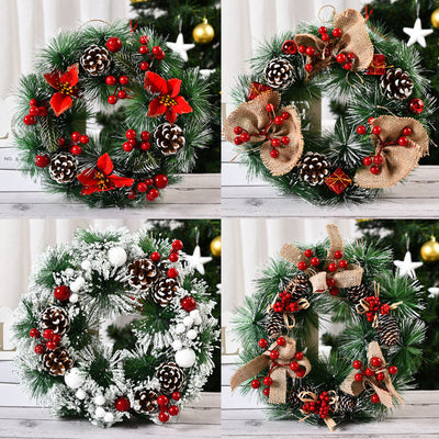 Handmade Christmas Wreath - Modiniva LLC