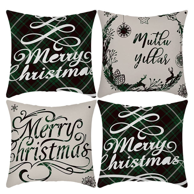 Christmas Elk Pillowcase - Modiniva LLC