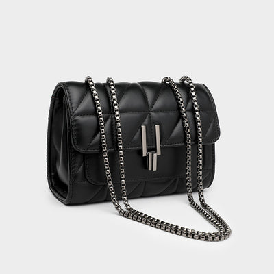 Rock & Roll Royale: Edgy Leather Chain Totes - Modiniva LLC