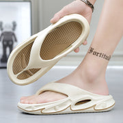 Summer New Platform Slip-on Flip-toe Lightweight Casual Slippers Rice dumplings Summer Essentials