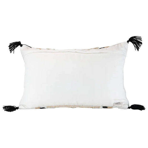 Indoor/Outdoor Elegance: Tassels Throw Pillow