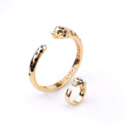 Women's Fashion Gel Leopard Bracelet Ring