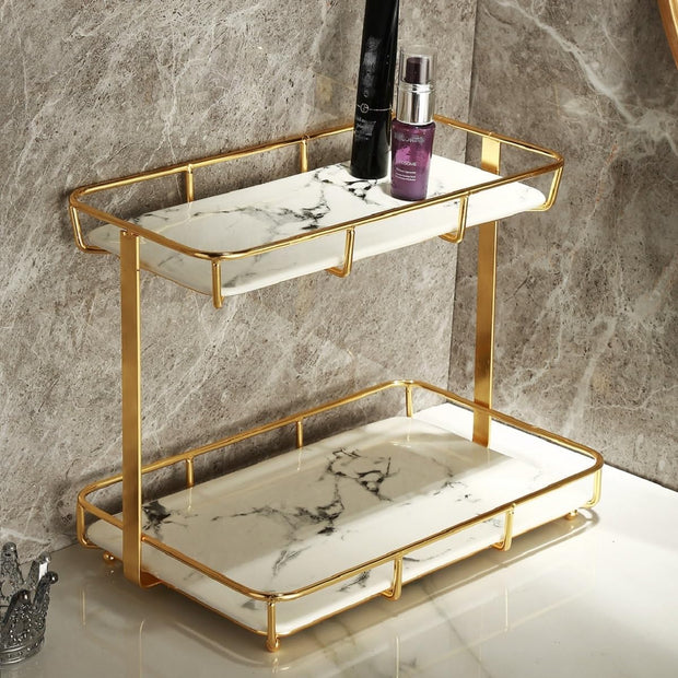 2-Tier Bathroom Organizer bathroom organizer