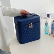 Portable Cosmetic Bag With Mirror