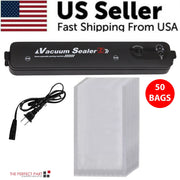 Automatic Vacuum Sealer: Preserve Food with Ease Vacuum Machine + 50 Bags