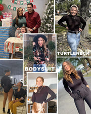 Versatility and Style with Turtleneck Long Sleeve Bodysuit